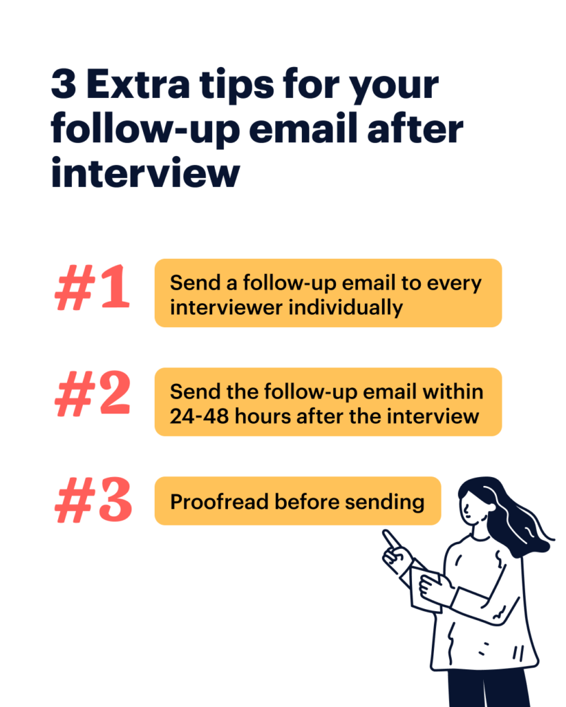 3 Extra Tips-follow up email after interview