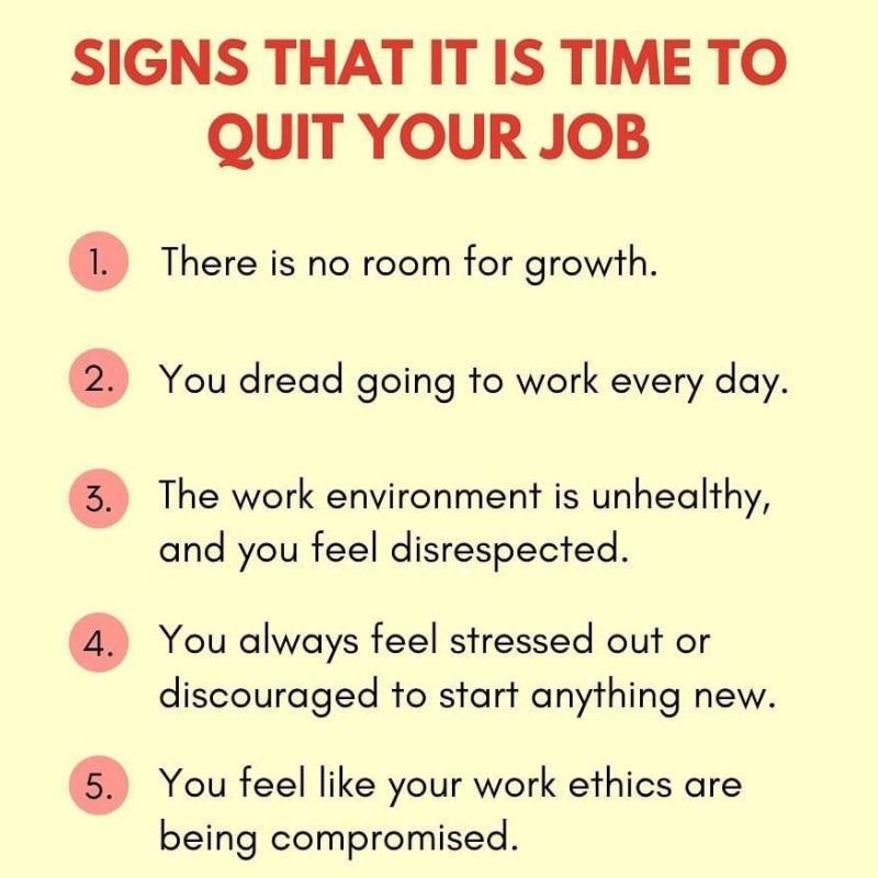 Signs It's Time to Quit Your Job