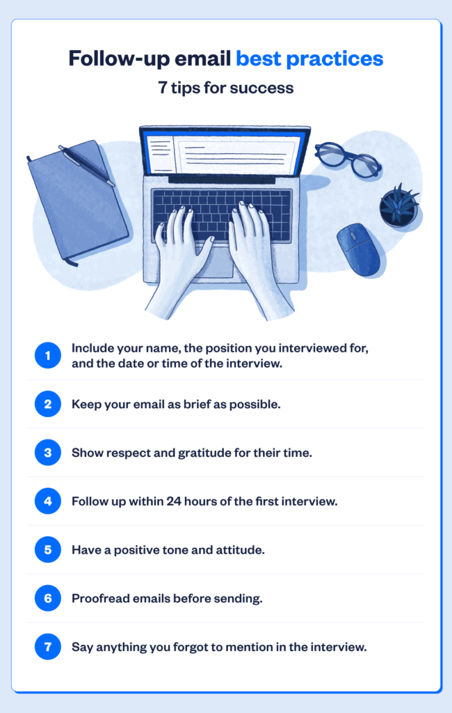 How to follow up email after interview 2026