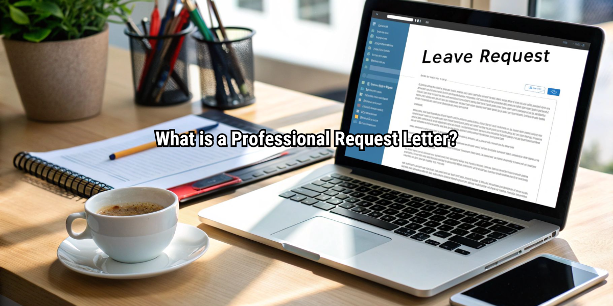 What is a Professional Request Letter?