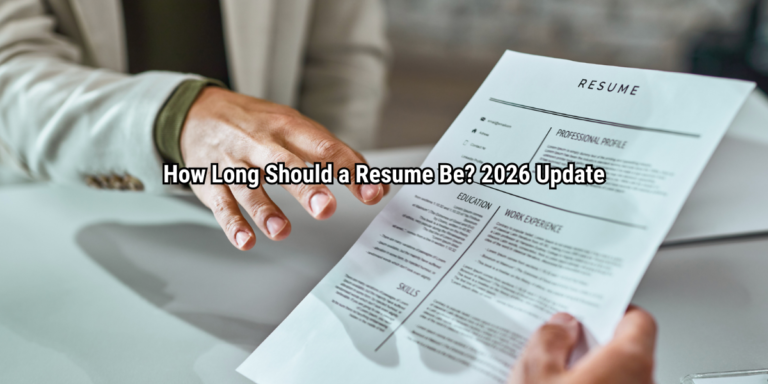 How Long Should a Resume Be
