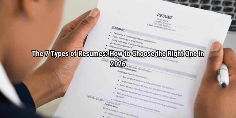 The 7 Types of Resumes