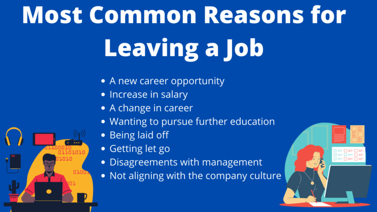 good reasons for leaving a job